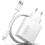 Xiaomi Φορτιστής με Θύρα USB-A 100W (Quick Charge 3.0) White