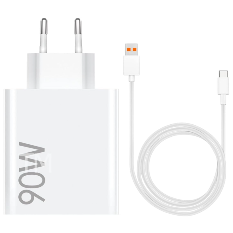 Xiaomi Φορτιστής με Θύρα USB-A  90W (HyperCharge Combo) White