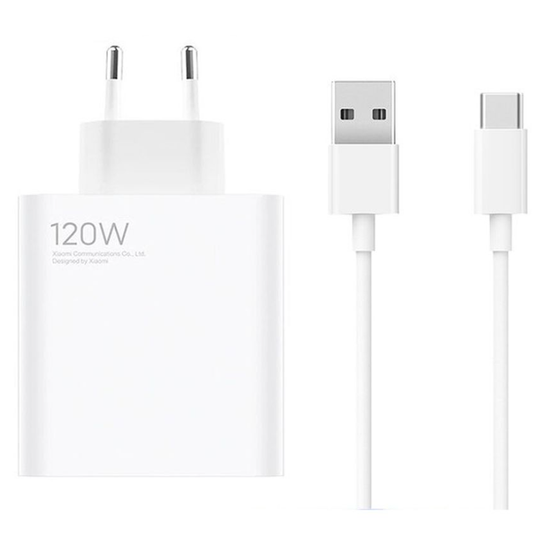 Xiaomi Φορτιστής με Θύρα USB-A  120W (HyperCharge Combo) White